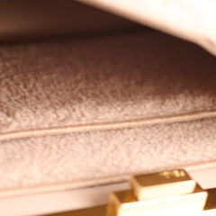 Fendi Curly Shearling Medium Peekaboo I SEE YOU Rosa Plaster