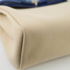 Hermes Herbag 31 Retourne Beton/Blue Sapphire - Stamp Z