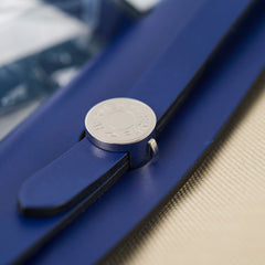 Hermes Herbag 31 Retourne Beton/Blue Sapphire - Stamp Z