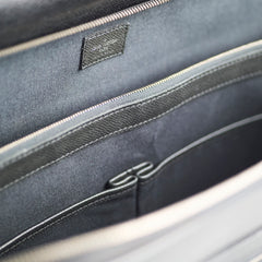 Close-up of a gray bag 