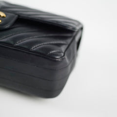 Chanel Rectangular Mini Black Chevron