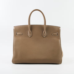 Hermes Birkin 35 Etoupe Togo X Stamp