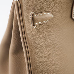 Hermes Birkin 35 Etoupe Togo X Stamp