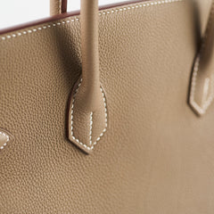 Hermes Birkin 35 Etoupe Togo X Stamp