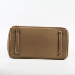 Hermes Birkin 35 Etoupe Togo X Stamp
