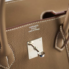 Hermes Birkin 35 Etoupe Togo X Stamp