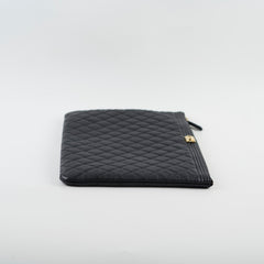 Chanel Boy Caviar Large O-Case Black 22 Series