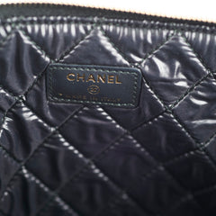 Chanel Boy Caviar Large O-Case Black 22 Series