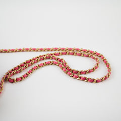 Chanel Coco Mark Quilted Shoulder Bag Pink Series 30