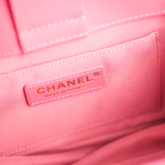 Chanel Coco Mark Quilted Shoulder Bag Pink Series 30