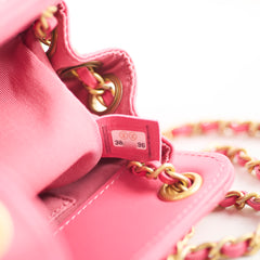 Chanel Coco Mark Quilted Shoulder Bag Pink Series 30