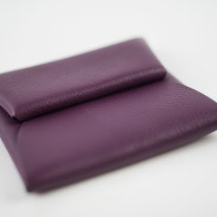 Hermes Bastia Coin Purse Verso Evercolor Cassis/Rouge Grenat - Stamp U