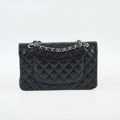 Chanel Caviar Medium Classic Flap Black Microchip