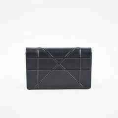 Christian Dior Diorama Wallet on Chain Black