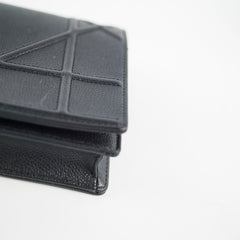 Christian Dior Diorama Wallet on Chain Black