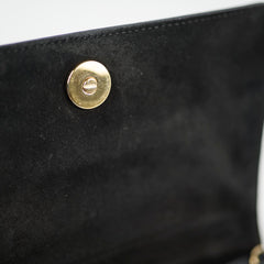 Christian Dior Diorama Wallet on Chain Black