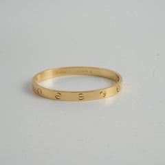 Cartier Classic Love Bracelet Size 17 Yellow Gold 2025