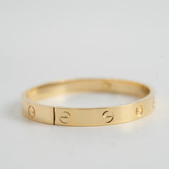 Cartier Classic Love Bracelet Size 17 Yellow Gold 2025