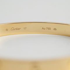 Cartier Classic Love Bracelet Size 17 Yellow Gold 2025