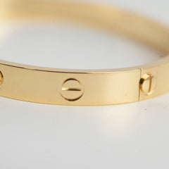 Cartier Classic Love Bracelet Size 17 Yellow Gold 2025