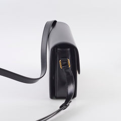 Celine Triomphe Classique Shiny Calfskin Black