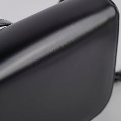 Celine Triomphe Classique Shiny Calfskin Black