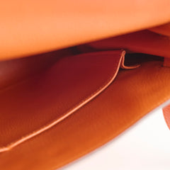 Hermes Kelly 32 Feu Togo N in Square Stamp Palladium Hardware