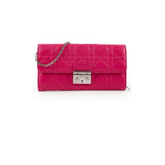Dior Wallet on Chain WOC Hot Pink