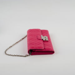 Dior Wallet on Chain WOC Hot Pink