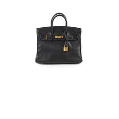 Hermes Birkin 25 Noir GHW T Stamp