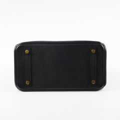 Hermes Birkin 25 Noir GHW T Stamp