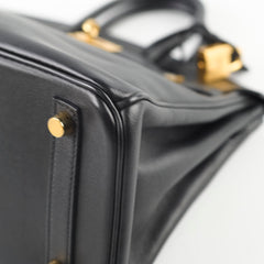 Hermes Birkin 25 Noir GHW T Stamp