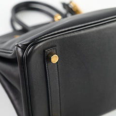 Hermes Birkin 25 Noir GHW T Stamp