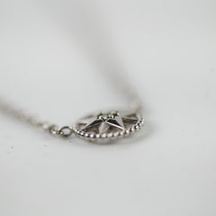 Dior Rose Des Vents Necklace 18k White Gold with Diamond