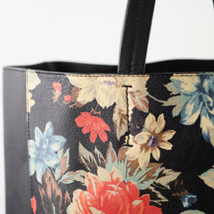 Celine Floral Vertical Cabas Tote