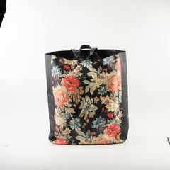 Celine Floral Vertical Cabas Tote