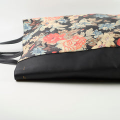 Celine Floral Vertical Cabas Tote