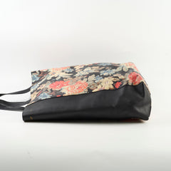 Celine Floral Vertical Cabas Tote