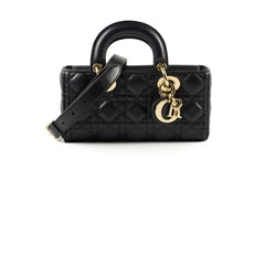 Christian Dior D-Joy Small Black Lambskin 2022
