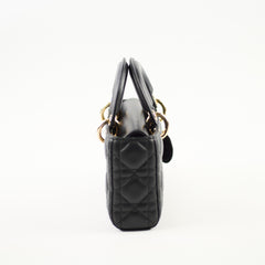 Christian Dior D-Joy Small Black Lambskin 2022