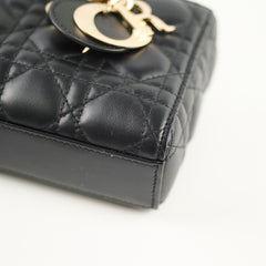 Christian Dior D-Joy Small Black Lambskin 2022