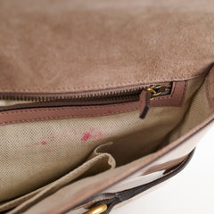 Gucci Horsebit Clutch Patent Leather Beige