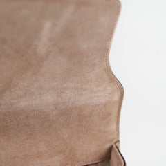 Gucci Horsebit Clutch Patent Leather Beige