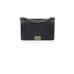 Chanel Caviar New Medium Boy RHW Black Series 23
