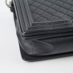 Chanel Caviar New Medium Boy RHW Black Series 23