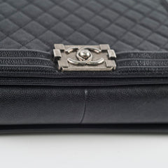 Chanel Caviar New Medium Boy RHW Black Series 23