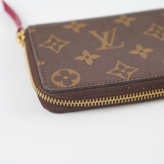 Louis Vuitton Clemence Zippy Wallet Monogram