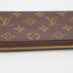 Louis Vuitton Clemence Zippy Wallet Monogram