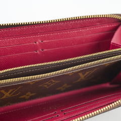 Louis Vuitton Clemence Zippy Wallet Monogram