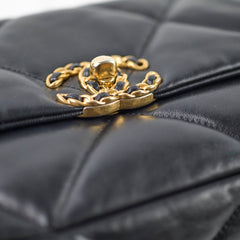 Chanel 19 Small Lambskin Black